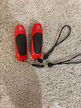 Fox 40 Electronic Whistles Set of 2 w/ Lanyards